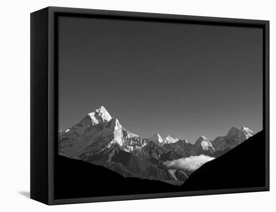 Nepal, Everest Region, Khumbu Valley-Mark Hannaford-Framed Stretched Canvas