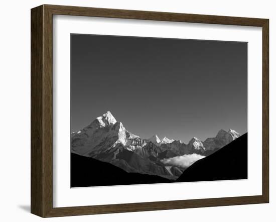 Nepal, Everest Region, Khumbu Valley-Mark Hannaford-Framed Photographic Print