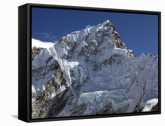 Nepal, Everest Region, Khumbu Valley-Mark Hannaford-Framed Stretched Canvas