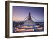 Nepal, Kathmandu, Bodhnath (Boudha) Stupa-Michele Falzone-Framed Photographic Print