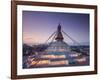 Nepal, Kathmandu, Bodhnath (Boudha) Stupa-Michele Falzone-Framed Photographic Print