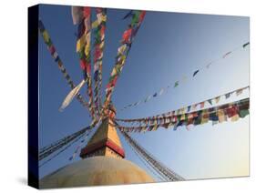 Nepal, Kathmandu, Bodhnath (Boudha) Stupa-Michele Falzone-Stretched Canvas