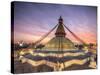 Nepal, Kathmandu, Bodhnath (Boudha) Stupa-Michele Falzone-Stretched Canvas