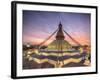 Nepal, Kathmandu, Bodhnath (Boudha) Stupa-Michele Falzone-Framed Photographic Print