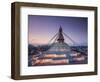 Nepal, Kathmandu, Bodhnath (Boudha) Stupa-Michele Falzone-Framed Photographic Print