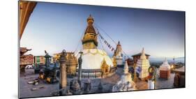 Nepal, Kathmandu, Swayambhunath Stupa-Michele Falzone-Mounted Photographic Print