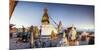 Nepal, Kathmandu, Swayambhunath Stupa-Michele Falzone-Mounted Photographic Print