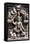 Nepal, Kathmandu Valley, Kathmandu, Detail of Decorations in Kastamandap Temple in Durbar Square-null-Framed Stretched Canvas