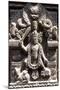 Nepal, Kathmandu Valley, Kathmandu, Detail of Decorations in Kastamandap Temple in Durbar Square-null-Mounted Photographic Print