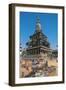 Nepal, Kathmandu Valley, Lalitpur, Patan, Durbar Square, Temple of Narasimha-null-Framed Giclee Print