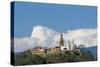 Nepal, Kathmandu Valley, Swayambhunath, Swayambhunath or Monkey Temple, Stupa-null-Stretched Canvas