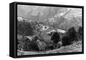 Nepal Kathmandu Valley-Valentine Evans-Framed Stretched Canvas