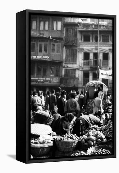 Nepal Kathmandu-Valentine Evans-Framed Stretched Canvas