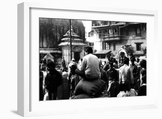 Nepal Kathmandu-Valentine Evans-Framed Photographic Print