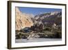 Nepal, Mustang, Chusang. the Old Fort at Chusang, Deep in the Kali Gandaki Gorge.-Katie Garrod-Framed Photographic Print