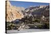 Nepal, Mustang, Chusang. the Old Fort at Chusang, Deep in the Kali Gandaki Gorge.-Katie Garrod-Stretched Canvas