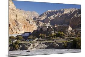 Nepal, Mustang, Chusang. the Old Fort at Chusang, Deep in the Kali Gandaki Gorge.-Katie Garrod-Mounted Premium Photographic Print