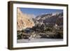 Nepal, Mustang, Chusang. the Old Fort at Chusang, Deep in the Kali Gandaki Gorge.-Katie Garrod-Framed Photographic Print