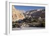 Nepal, Mustang, Chusang. the Old Fort at Chusang, Deep in the Kali Gandaki Gorge.-Katie Garrod-Framed Photographic Print