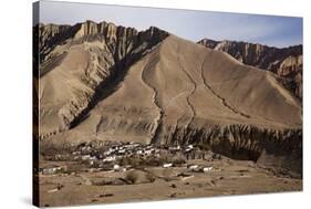 Nepal, Mustang, Ghemi. the Small Village of Ghemi.-Katie Garrod-Stretched Canvas