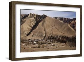 Nepal, Mustang, Ghemi. the Small Village of Ghemi.-Katie Garrod-Framed Photographic Print