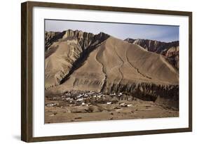 Nepal, Mustang, Ghemi. the Small Village of Ghemi.-Katie Garrod-Framed Photographic Print