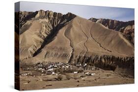 Nepal, Mustang, Ghemi. the Small Village of Ghemi.-Katie Garrod-Stretched Canvas