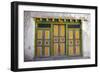 Nepal, Mustang, Lo Manthang. Brightly Painted Doors in the Ancient Capital of Lo Manthang.-Katie Garrod-Framed Photographic Print