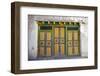 Nepal, Mustang, Lo Manthang. Brightly Painted Doors in the Ancient Capital of Lo Manthang.-Katie Garrod-Framed Photographic Print