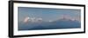 Nepal, Pokhara, Sarangkot, Panoramic View of Annapurna Himalaya Mountain Range-Michele Falzone-Framed Premium Photographic Print