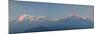 Nepal, Pokhara, Sarangkot, Panoramic View of Annapurna Himalaya Mountain Range-Michele Falzone-Mounted Photographic Print