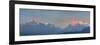 Nepal, Pokhara, Sarangkot, Panoramic View of Annapurna Himalaya Mountain Range-Michele Falzone-Framed Photographic Print