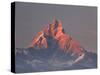 Nepal, Pokhara, Sarangkot, View of Annapurna Himalaya Mountain Range-Michele Falzone-Stretched Canvas