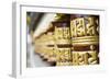 Nepal Prayer Wheels in Khumjung Solukhumbu, Mt Everest, Himalayas-Bill Bachmann-Framed Photographic Print