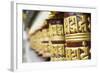 Nepal Prayer Wheels in Khumjung Solukhumbu, Mt Everest, Himalayas-Bill Bachmann-Framed Photographic Print