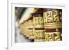 Nepal Prayer Wheels in Khumjung Solukhumbu, Mt Everest, Himalayas-Bill Bachmann-Framed Photographic Print