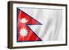 Nepalese Flag-daboost-Framed Premium Giclee Print