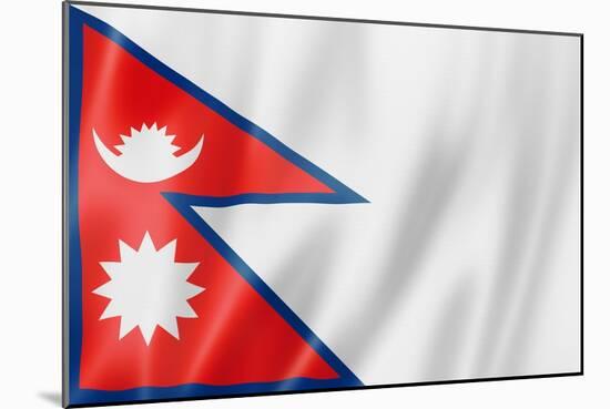 Nepalese Flag-daboost-Mounted Premium Giclee Print