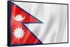 Nepalese Flag-daboost-Framed Stretched Canvas