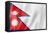 Nepalese Flag-daboost-Framed Stretched Canvas