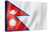 Nepalese Flag-daboost-Stretched Canvas