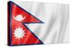 Nepalese Flag-daboost-Stretched Canvas