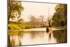 Nepalese gondolier in Chitwan National Forest, Nepal, Asia-Laura Grier-Mounted Photographic Print