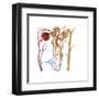 Nephron Detail, the Functional Unit of Excretion in the Human Kidney-null-Framed Art Print