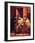 Nepomuk Takes the Confession of the Queen of Bohemia-Giuseppe Maria Crespi-Framed Giclee Print