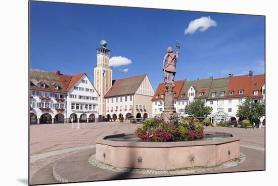 Neptun Fountain-Markus-Mounted Photographic Print