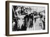 Neptune and Miss America at Carnival Photograph - Atlantic City, NJ-Lantern Press-Framed Art Print