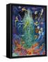 Neptune and the Mermaids-Bill Bell-Framed Stretched Canvas