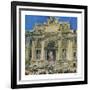 Neptune and Two Tritons, The Trevi Fountain, Rome-Susan Brown-Framed Collectable Print