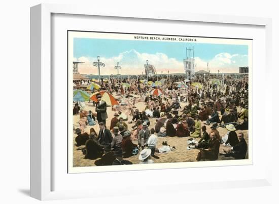 Neptune Beach, Alameda, California-null-Framed Art Print